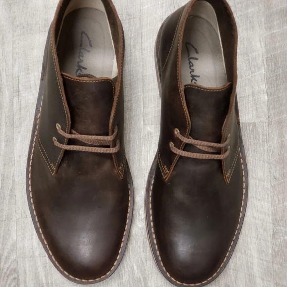 🆕️ Clarks Bushacre 2 Leather Chukka Boots Sz 11 - Picture 5 of 16